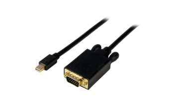 StarTech.com 1,8m Mini DisplayPort auf VGA Kabel - mDP auf VGA Adapter - St/St - Schwarz