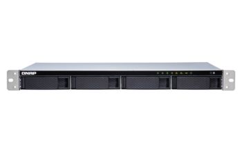 QNAP TS-431XeU NAS Rack (1U) Ethernet/LAN Schwarz, Edelstahl Alpine AL-314