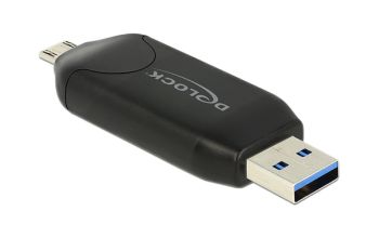 DeLOCK 91734 Kartenleser USB/Micro-USB Schwarz