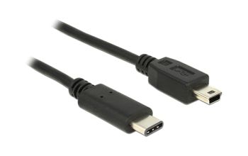 DeLOCK 83603 USB Kabel 1 m USB 2.0 USB C Mini-USB B Schwarz