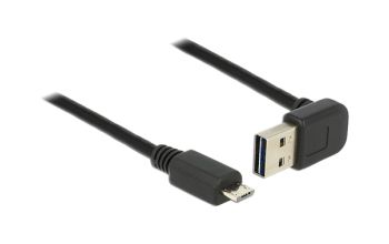 DeLOCK 1m, USB 2.0-A - USB 2.0 micro-B USB Kabel USB A Micro-USB B Schwarz