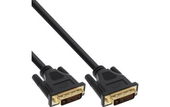 InLine DVI-D Anschlusskabel Premium, digital 24+1 ST / ST, Dual Link, 10m