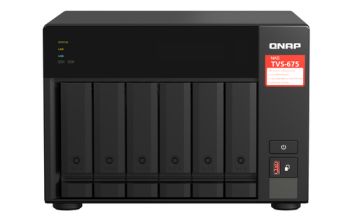 QNAP TVS-675 NAS Tower Ethernet/LAN Schwarz KX-U6580