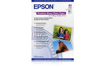 Epson Premium Glossy Photo Paper, DIN A3, 255 g/m², 20 Blatt