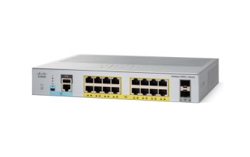 Cisco Catalyst 2960L-16PS-LL Managed L2 Gigabit Ethernet (10/100/1000) Power over Ethernet (PoE) 1U Grau