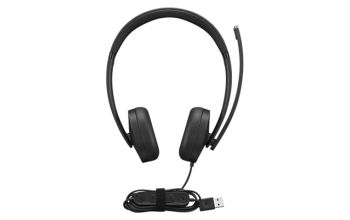 Lenovo 4XD1P83425 Kopfhörer & Headset Kabelgebunden Kopfband Anrufe/Musik USB Typ-A Schwarz