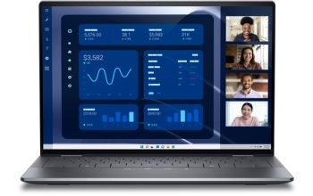 DELL Latitude 9450 2-in-1 Intel Core Ultra 7 165U Hybrid (2-in-1) 35,6 cm (14") Touchscreen Quad HD+ 16 GB LPDDR5x-SDRAM 512 GB SSD Wi-Fi 7 (802.11be) Windows 11 Pro Grau