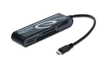 DeLOCK 91732 Kartenleser USB 2.0 Schwarz