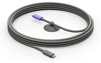 Logitech 952-000195 USB Kabel USB 3.2 Gen 2 (3.1 Gen 2) 5 m USB C Graphit, Violett