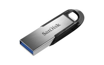 SanDisk Ultra Flair USB-Stick 32 GB USB Typ-A 3.2 Gen 1 (3.1 Gen 1) Schwarz, Edelstahl