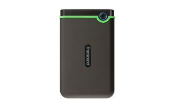 Transcend StoreJet 25M3C Externe Festplatte 2 TB Schwarz, Grün
