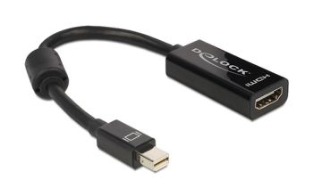 DeLOCK Adapter mini Displayport / HDMI 0,18 m HDMI Typ A (Standard) Schwarz