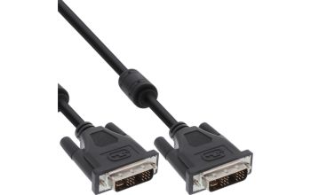 InLine DVI-I Kabel, digital/analog, 24+5 Stecker / Stecker, Dual Link, 1,8m
