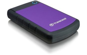 Transcend StoreJet TS1TSJ25H3P Externe Festplatte 1 TB Schwarz, Violett