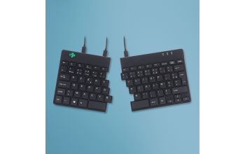 R-Go Tools Split R-Go Break Tastatur, AZERTY (FR), verkabelt, schwarz