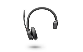 POLY VOYAGER 4310-M Microsoft Teams-zertifiziertes Headset mit Ladestation