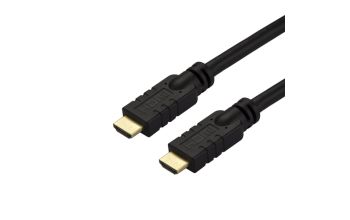 StarTech.com 10 m HDMI 2.0-Kabel - 4K 60 Hz Active HDMI-Kabel - CL2 für In-Wall-Installation - Langlebiges Hochgeschwindigkeits-UHD-HDMI-Kabel - HDR, 18 Gbit/s - St/St - Schwarz