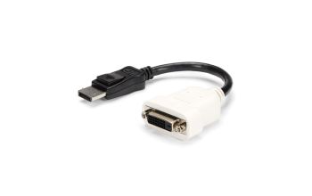 StarTech.com DisplayPort auf DVI Adapter - DisplayPort zu DVI-D-Adapter / Videokonverter - 1080p - DP 1.2 auf DVI-Monitor / Displaykabel-Adapter Dongle - DP zu DVI-Adapter - Verriegelnder DP-Anschluss