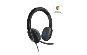 Logitech H540 Kopfhörer Kabelgebunden Kopfband Büro/Callcenter USB Typ-A Schwarz