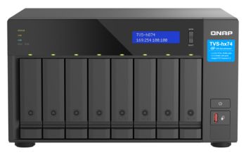 QNAP TVS-h874 NAS Tower Ethernet/LAN Schwarz