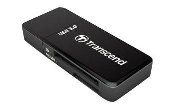 Transcend RDF5 Kartenleser USB 3.2 Gen 1 (3.1 Gen 1) Type-A Schwarz