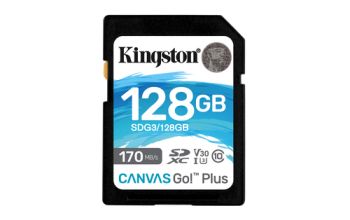 Kingston Technology 128GB SDXC Canvas Go Plus 170R C10 UHS-I U3 V30