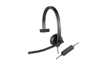 Logitech H570e Kopfhörer Kabelgebunden Kopfband Büro/Callcenter USB Typ-A Schwarz