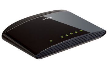 D-Link DES-1005D Unmanaged Fast Ethernet (10/100) Schwarz