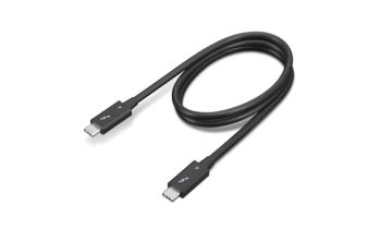 Lenovo 4X91K16968 Thunderbolt-Kabel 0,7 m 40 Gbit/s Schwarz