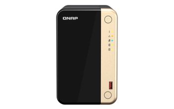 QNAP TS-264 NAS Tower Ethernet/LAN Schwarz, Gold N5095