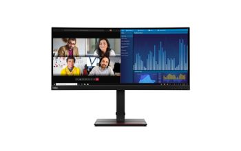 Lenovo ThinkVision P34w-20 LED display 86,7 cm (34.1") 3440 x 1440 Pixel Wide Quad HD Schwarz