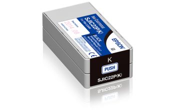Epson SJIC22P(K): Ink cartridge for ColorWorks C3500 (Black)