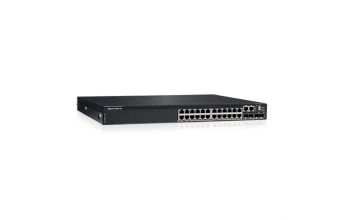 DELL N-Series N3224P-ON Managed L2 Gigabit Ethernet (10/100/1000) Power over Ethernet (PoE) 1U Schwarz