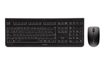CHERRY DW 3000 Tastatur Maus enthalten RF Wireless AZERTY Französisch Schwarz