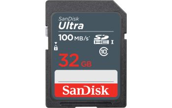 SanDisk Ultra 32GB SDHC Mem Card 100MB/s UHS-I Klasse 10