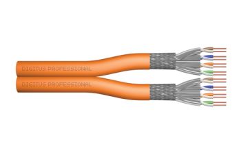 Digitus Cat.7 S/FTP Verlegekabel, 100 m, duplex, Dca-s1a,d0,a1
