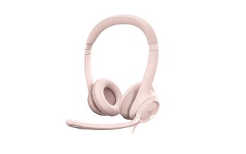Logitech H390 Kopfhörer Kabelgebunden Kopfband Büro/Callcenter USB Typ-A Pink