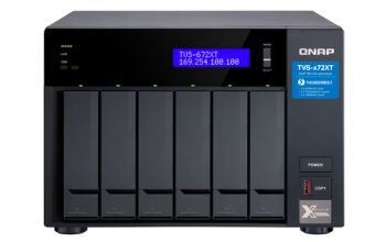 QNAP TVS-672XT NAS Tower Ethernet/LAN Schwarz