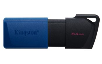 Kingston Technology DataTraveler 64GB USB3.2 Gen 1 Exodia M (Schwarz + Blau) - 2 Pieces
