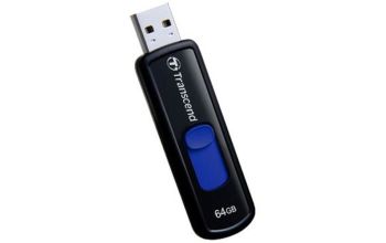 Transcend JetFlash elite JetFlash 760, 64GB USB-Stick USB Typ-A 3.2 Gen 1 (3.1 Gen 1) Schwarz, Blau