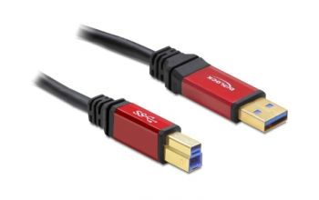 DeLOCK 5.0m USB 3.0 A-B USB Kabel 5 m USB 3.2 Gen 1 (3.1 Gen 1) USB A USB B