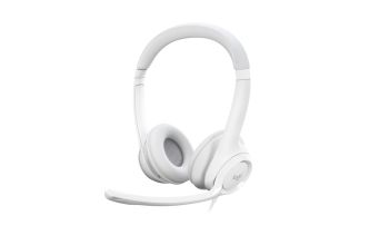 Logitech H390 Kopfhörer Kabelgebunden Kopfband Büro/Callcenter USB Typ-A Weiß