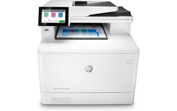 HP Color LaserJet Enterprise MFP M480f, Farbe, Drucker für Kleine &amp; mittelständische Unternehmen, Drucken, Kopieren, Scannen, Faxen, Kompakte Größe; Hohe Sicherheit; Beidseitiger Druck; ADF für 50 Blatt; Energieeffizient