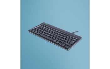 R-Go Tools Compact Break R-Go Tastatur, QWERTY (ND), verkabelt, schwarz