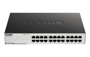 D-Link GO-SW-24G Unmanaged L2 Gigabit Ethernet (10/100/1000) 1U Schwarz