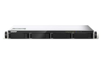 QNAP TS-435XEU NAS Rack (1U) Ethernet/LAN Schwarz, Grau CN9131