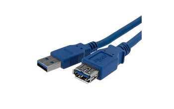 StarTech.com 1 m SuperSpeed USB 3.0 Verlängerungskabel - Stecker/ Buchse - Blau