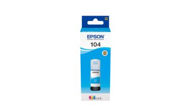 Epson 104 EcoTank Cyan ink bottle