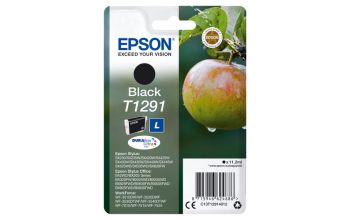 Epson Apple Singlepack Black T1291 DURABrite Ultra Ink