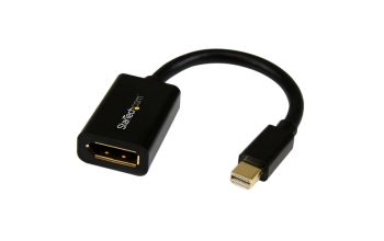 StarTech.com Mini DisplayPort auf DisplayPort Adapter - 4K x 2K UHD Video - Mini DP auf DP Konverter - Mini DisplayPort auf DisplayPort 1.2 Adapter - mDP PC/Computer auf DP Monitor